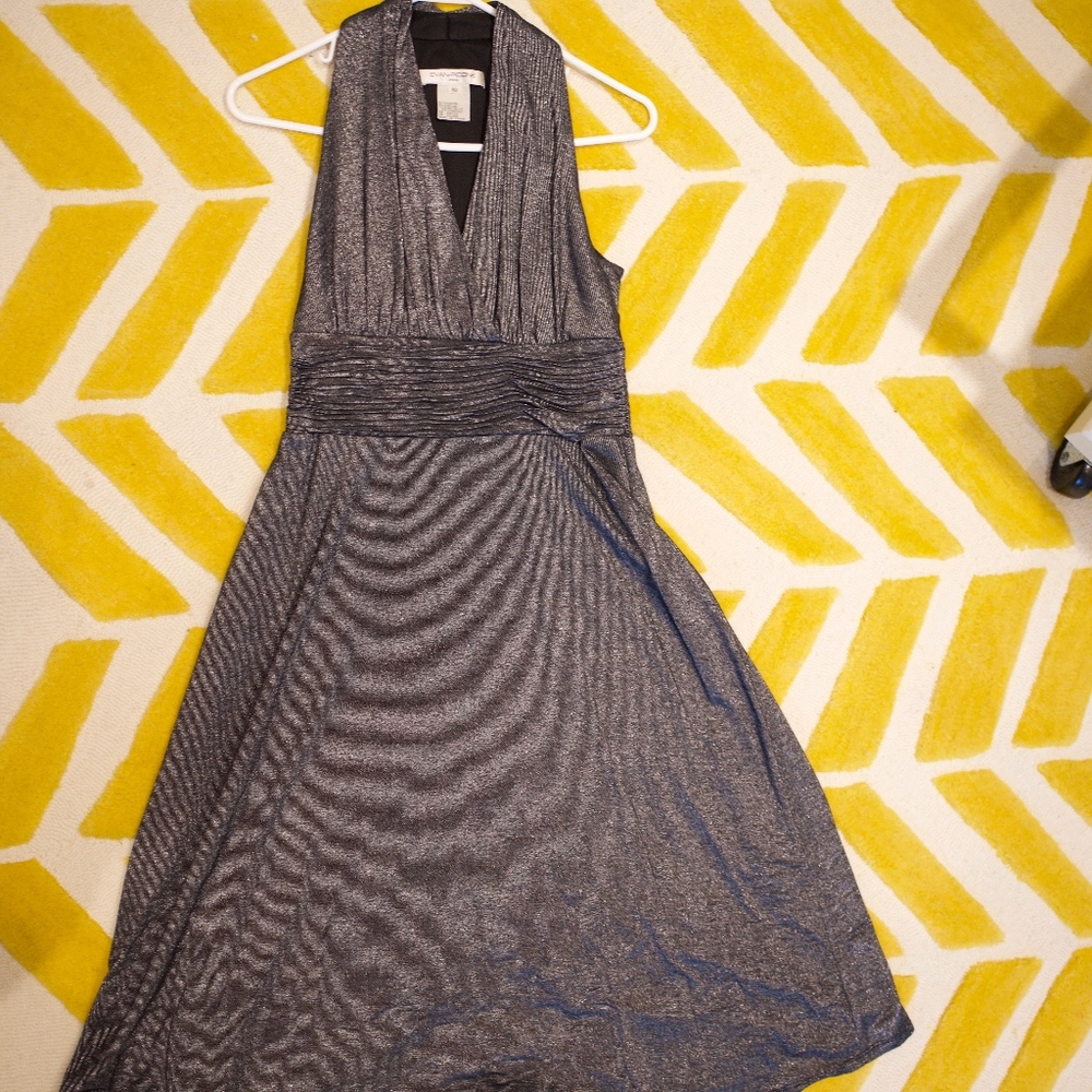 Evan Picone Black sparkle party dress size 10